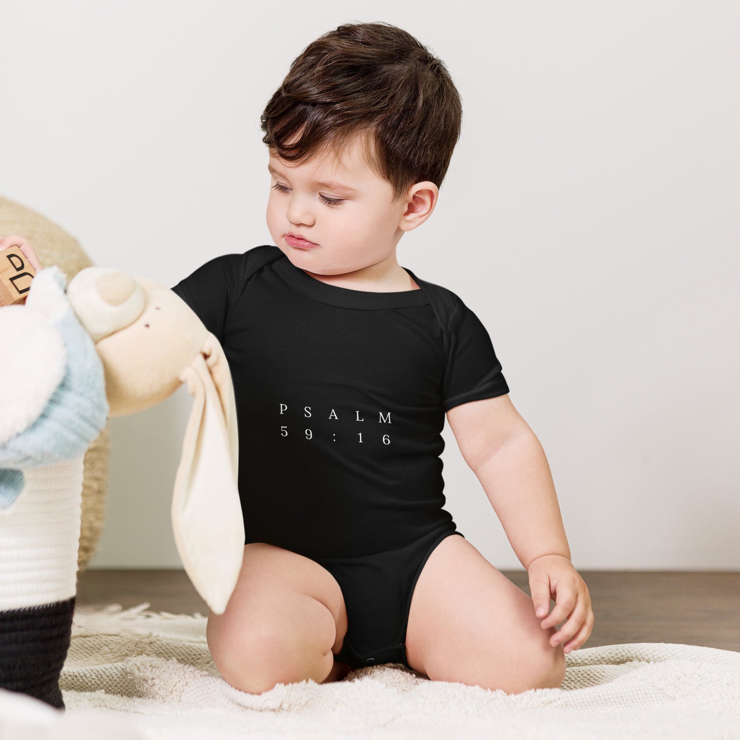 Psalm 59:16 Original Print Babygrow