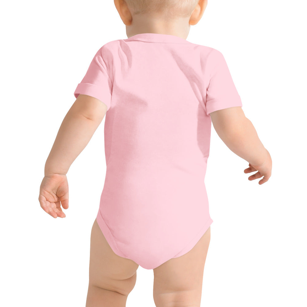 Psalm 59:16 Asymmetric Print Babygrow