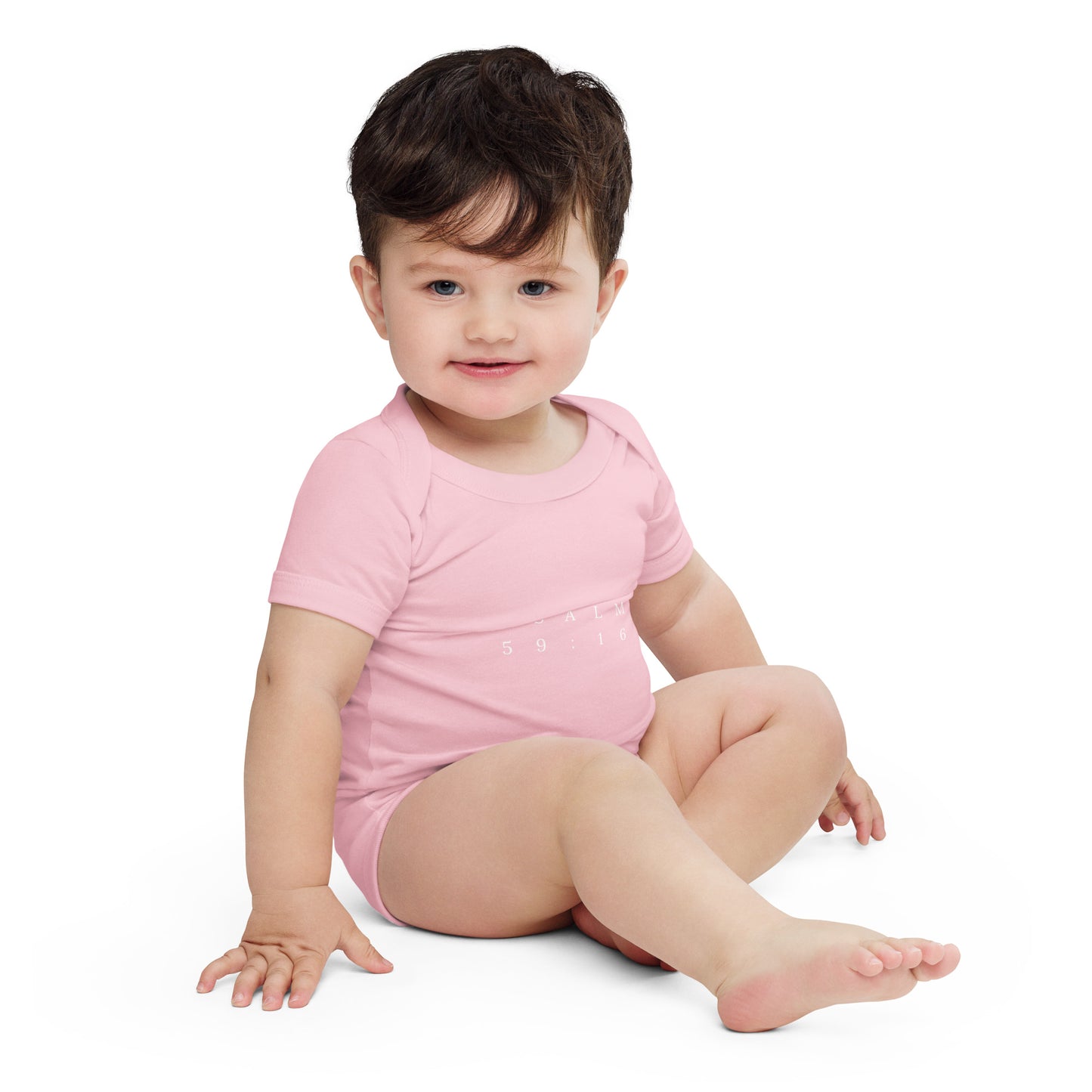 Psalm 59:16 Original Print Babygrow