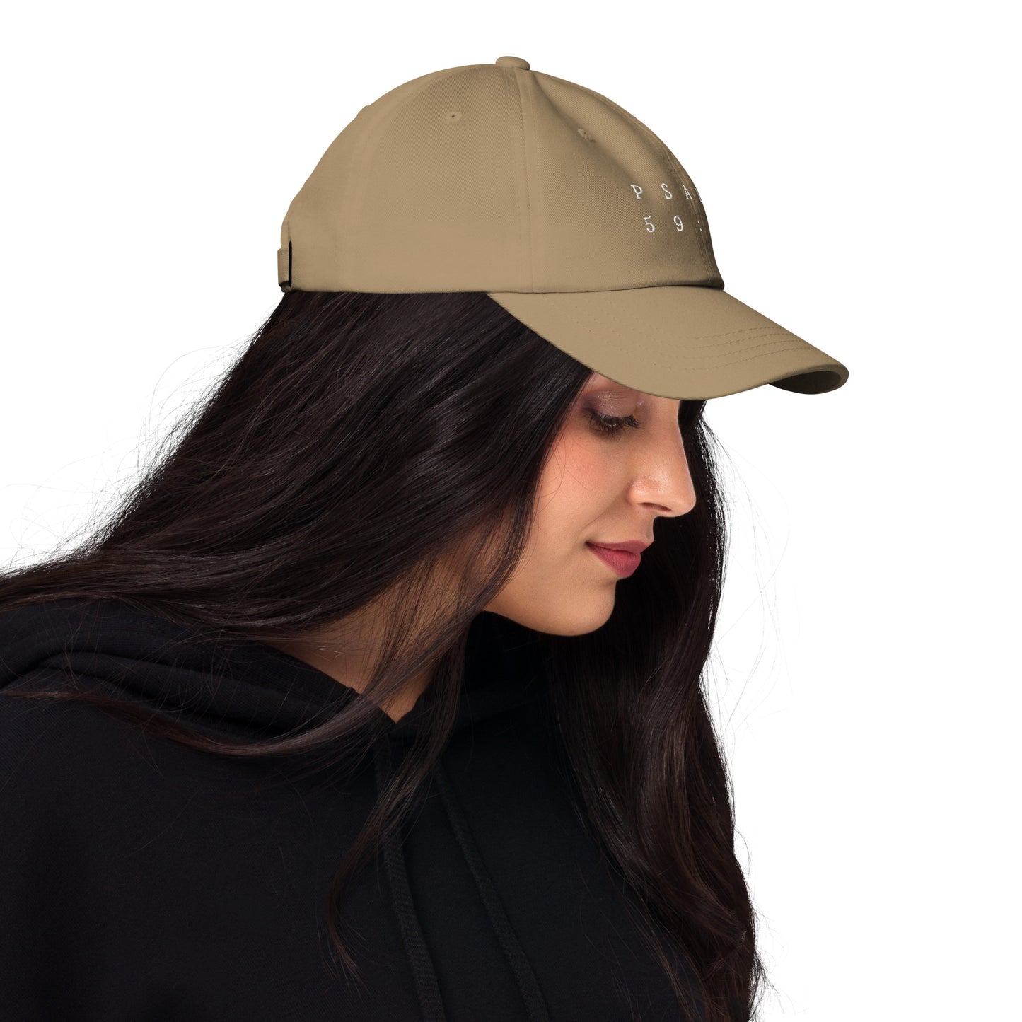 Psalm 59:16 Original White Embroidered Classic Dad Hat