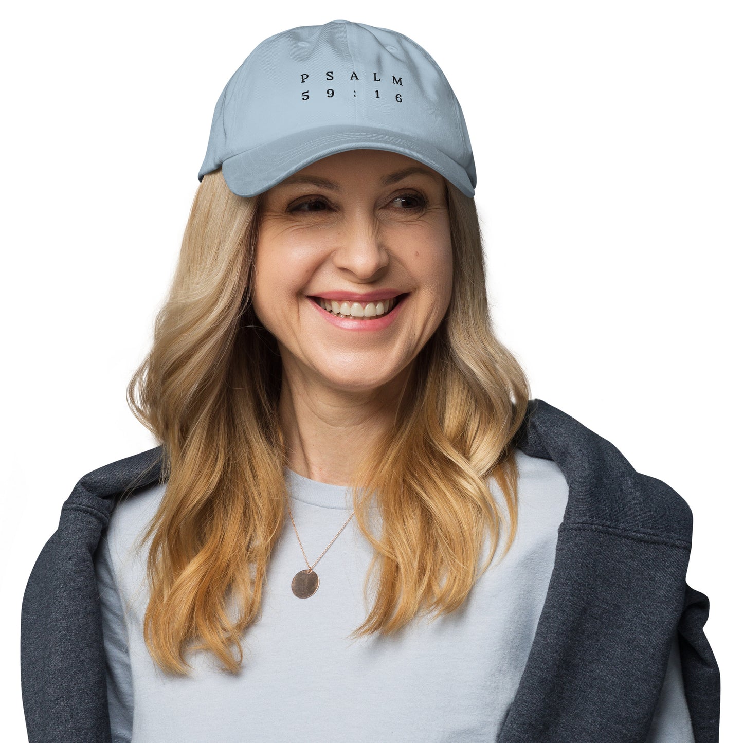 Psalm 59:16 Original Black Embroidered Classic Dad Hat