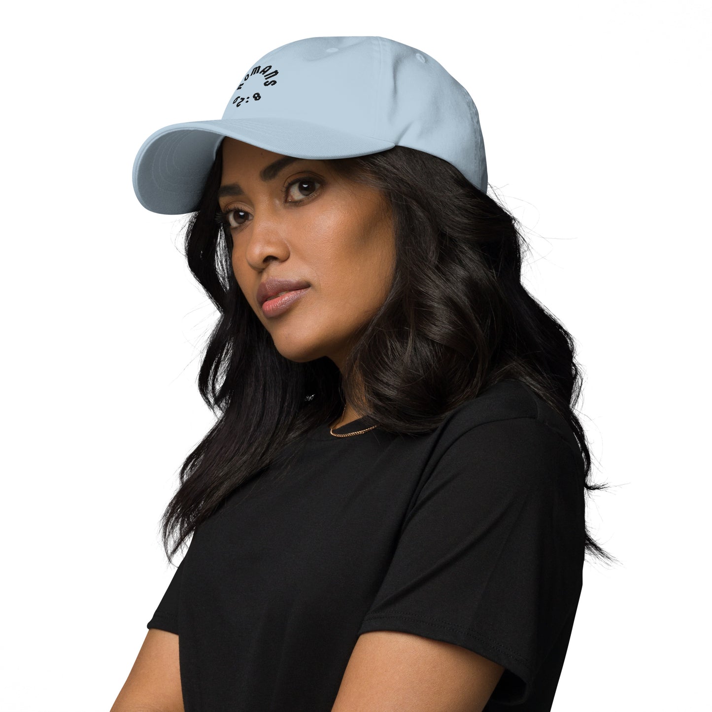 Romans 8:29 Black Embroidered Classic Dad Hat