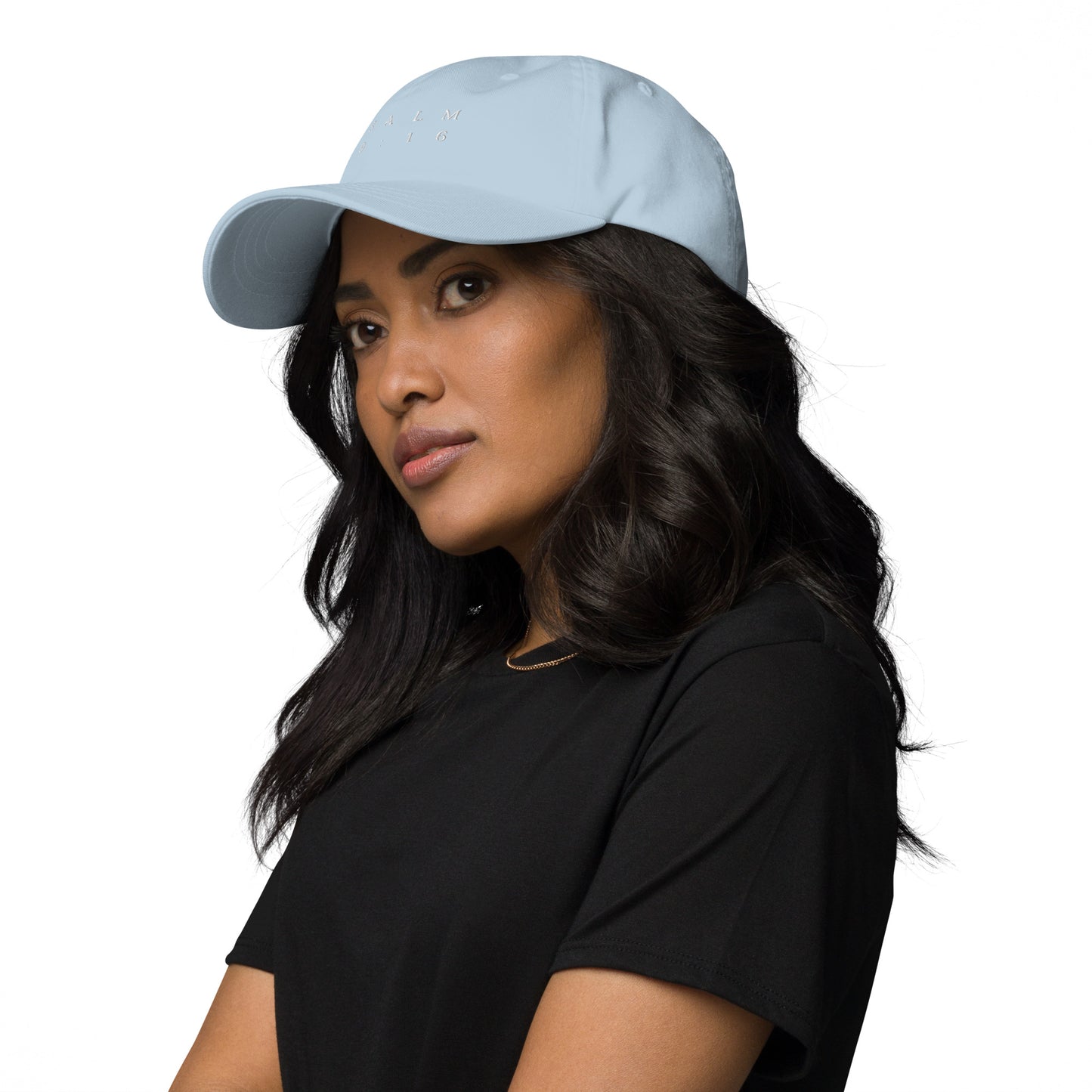 Psalm 59:16 Original White Embroidered Classic Dad Hat