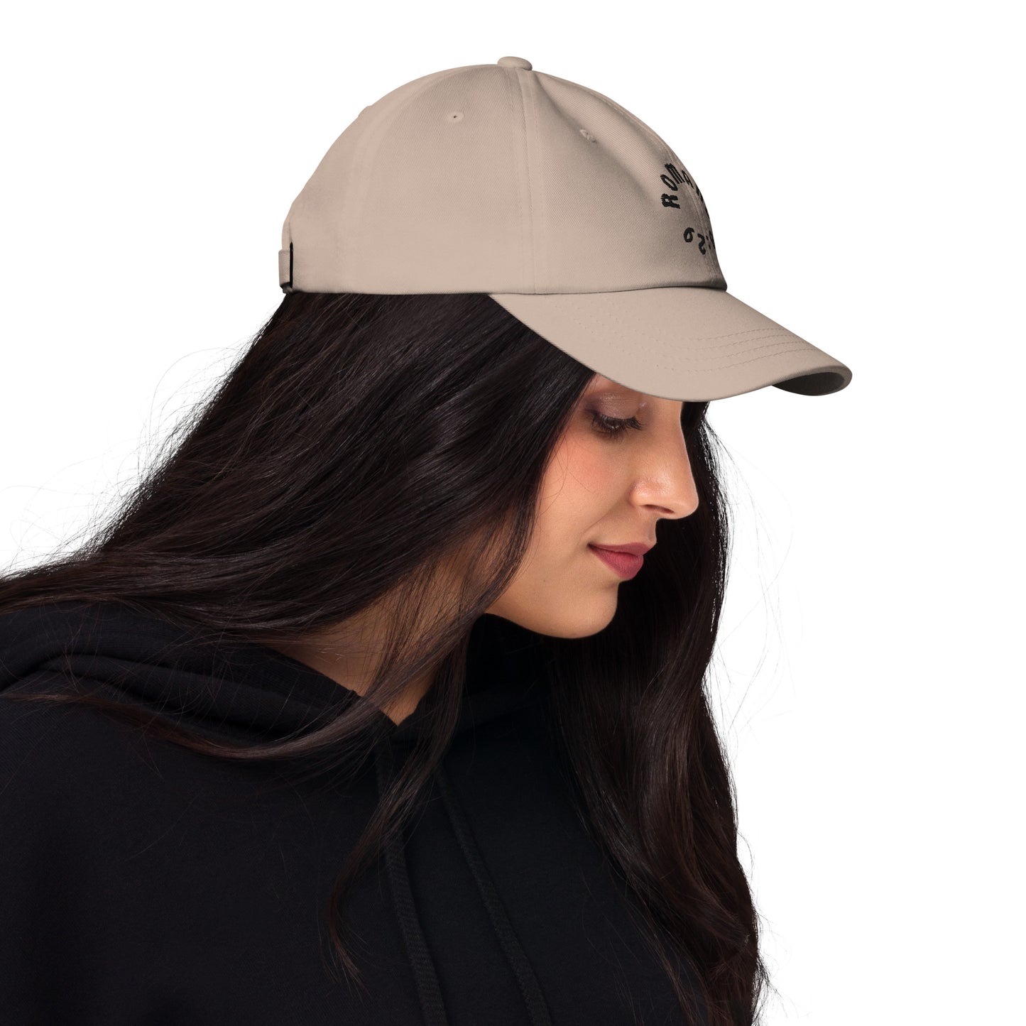 Romans 8:29 Black Embroidered Classic Dad Hat