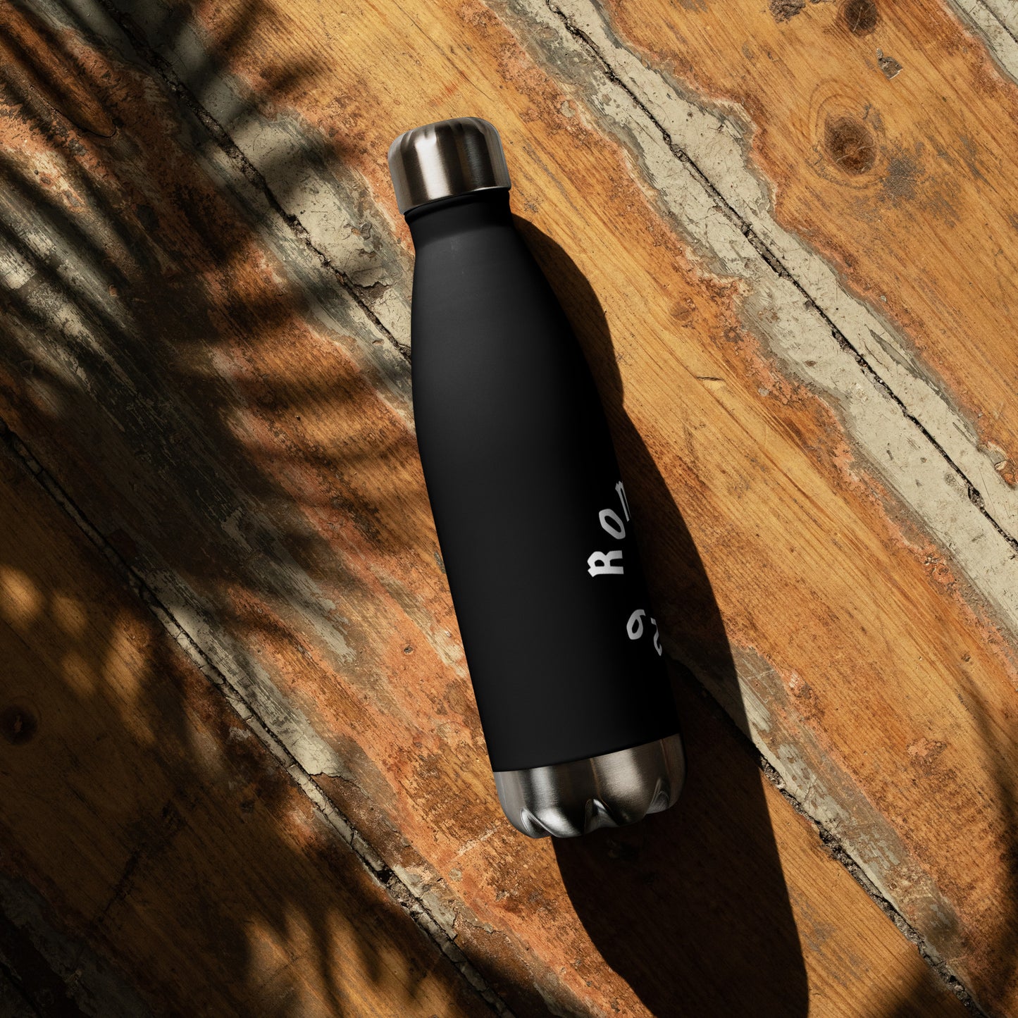 Romans 8:29 Stainless Steel Insulated Water Bottle (Black)