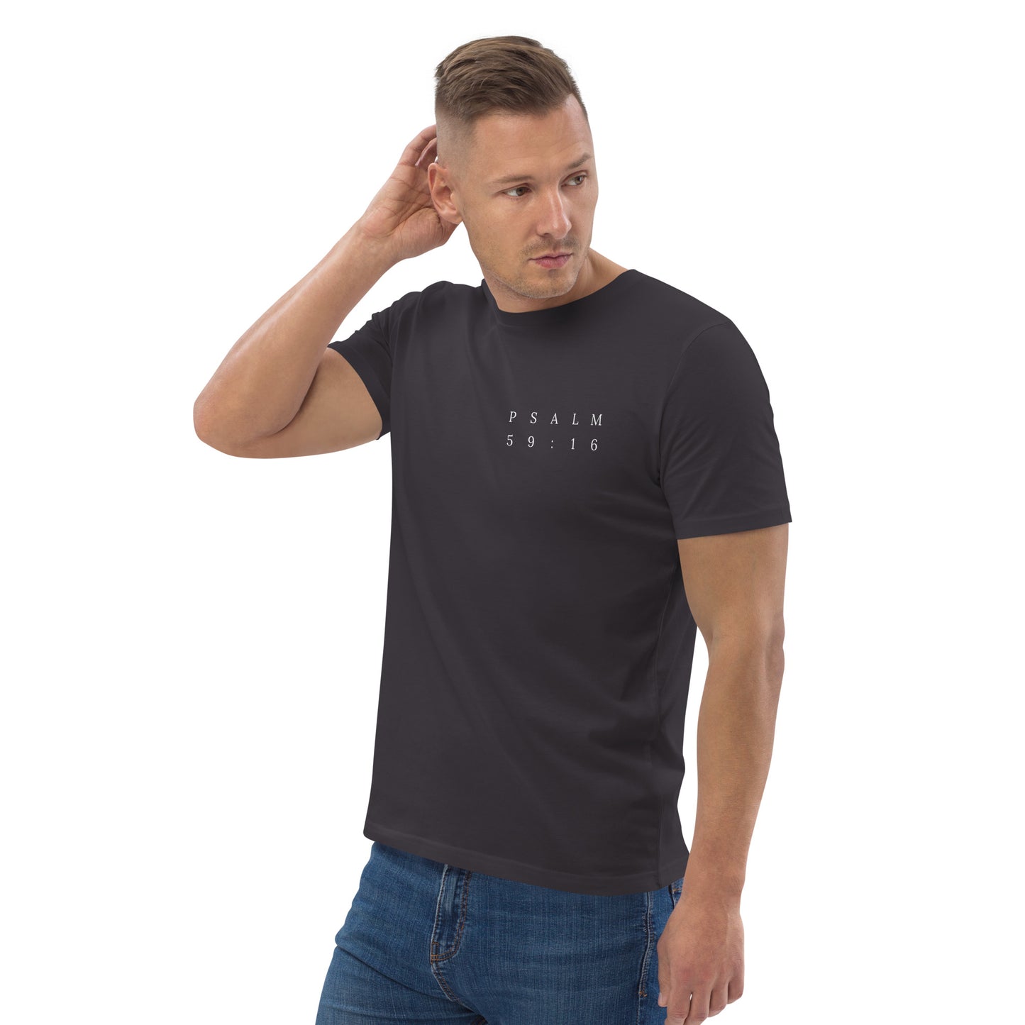 Psalm 59:16 Original Left Print Unisex T-Shirt