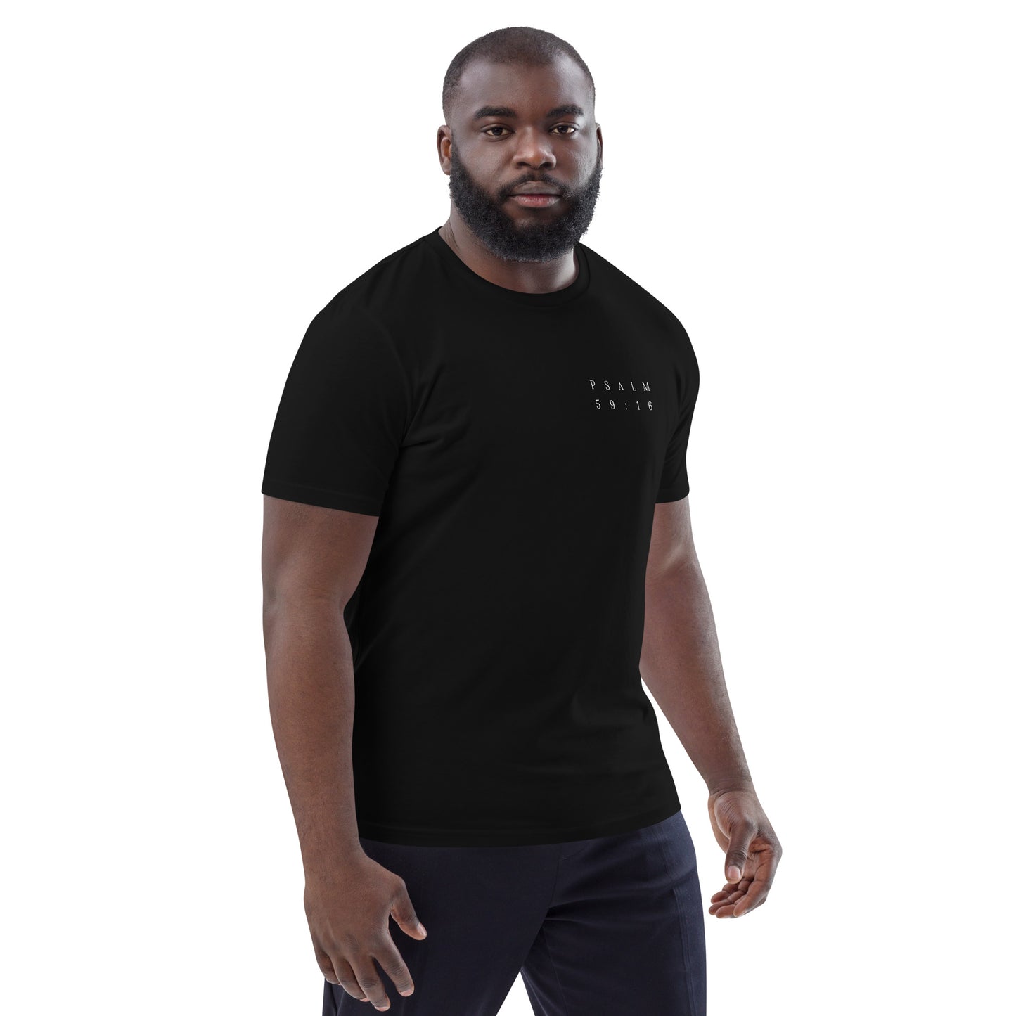 Psalm 59:16 Original Left Print Unisex T-Shirt