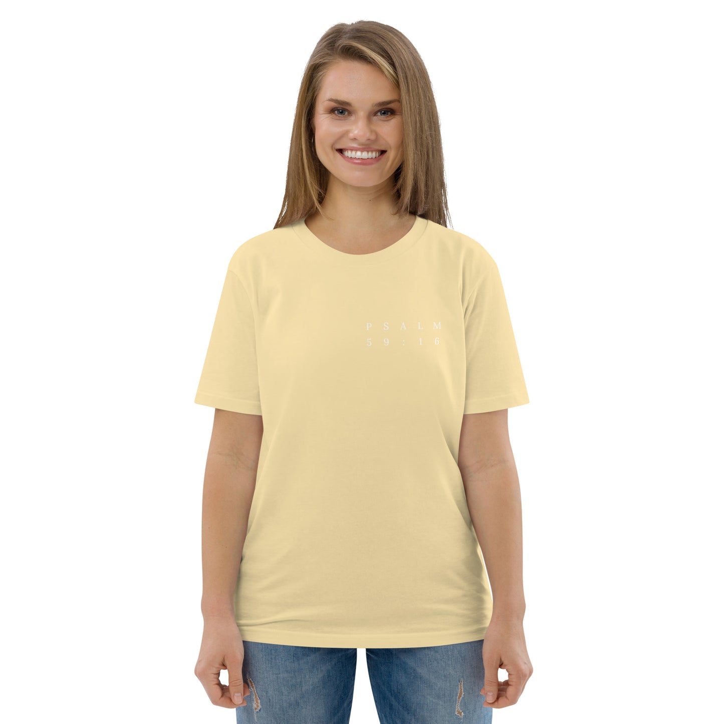 Psalm 59:16 Original Left Print Unisex T-Shirt