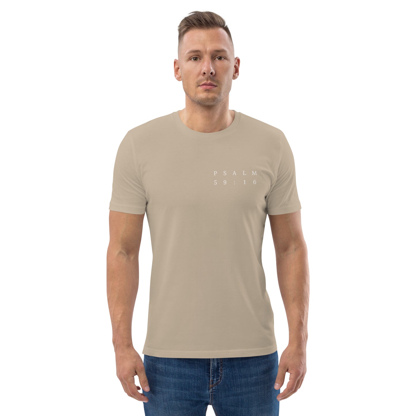 Psalm 59:16 Original Left Print Unisex T-Shirt