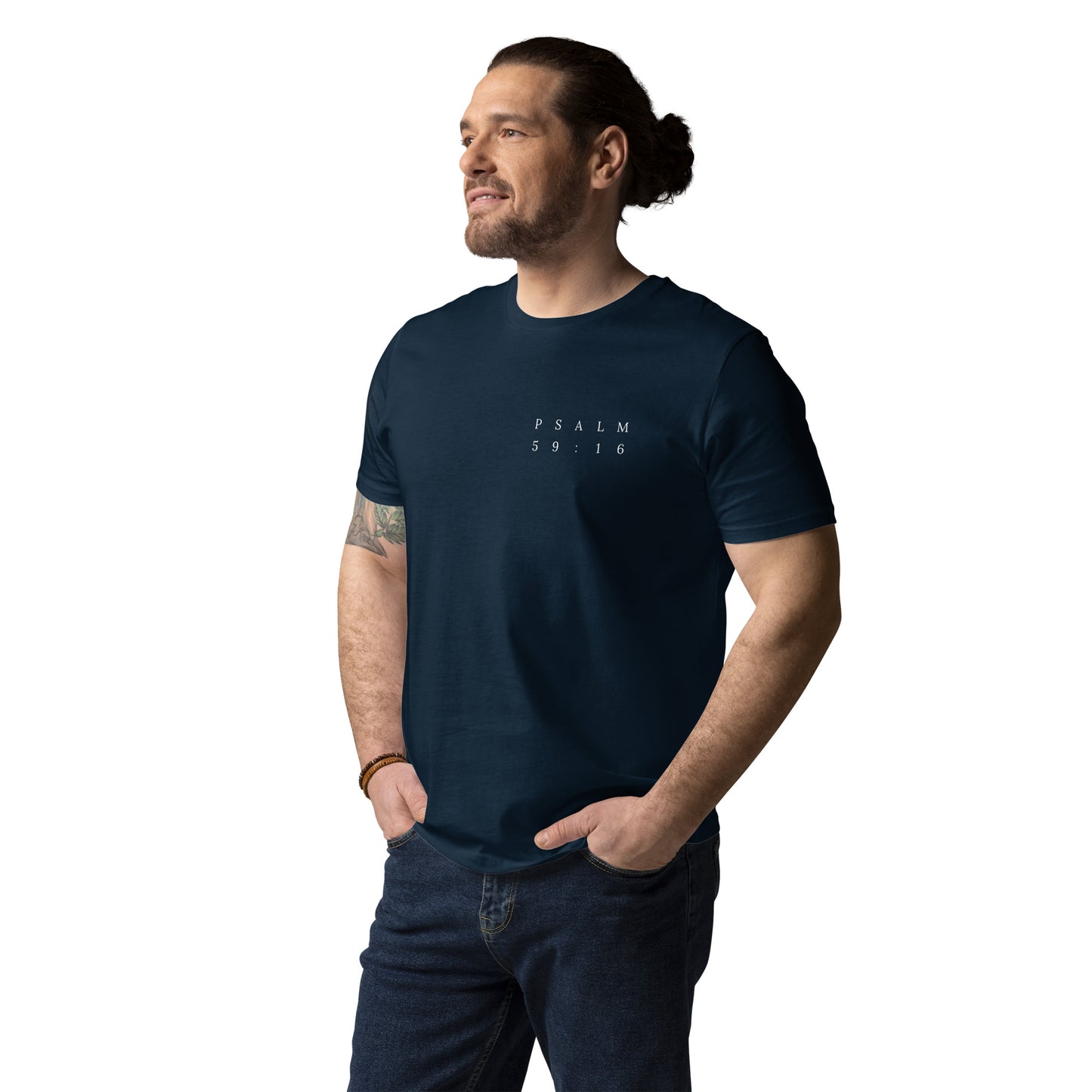 Psalm 59:16 Original Left Print Unisex T-Shirt