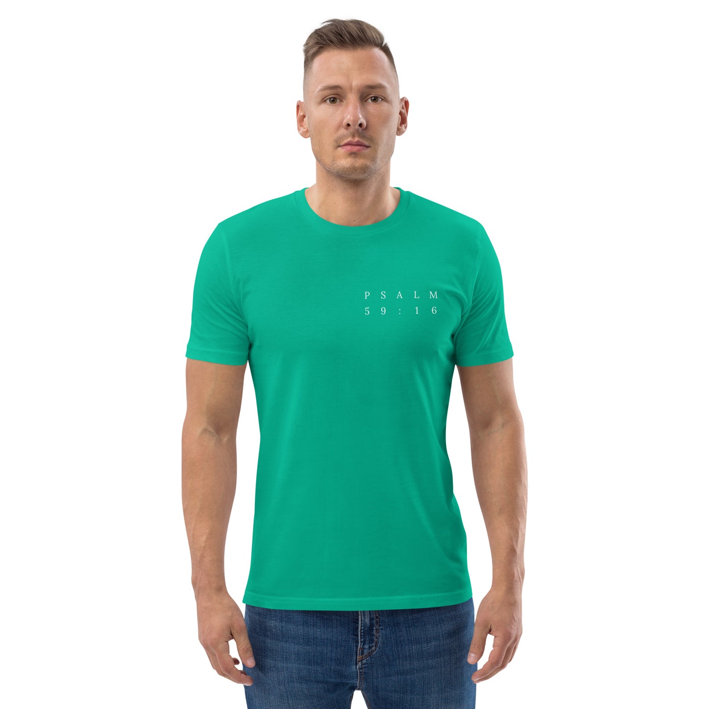 Psalm 59:16 Original Left Print Unisex T-Shirt