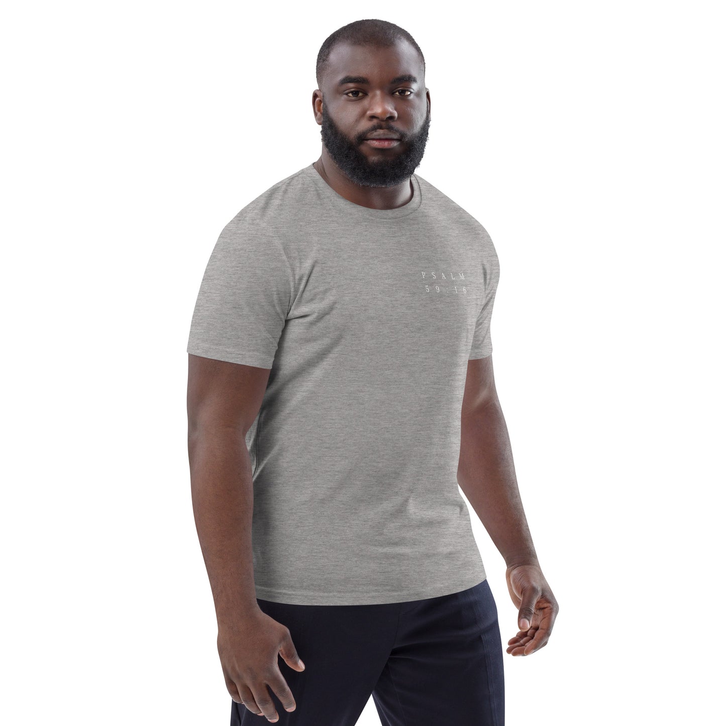 Psalm 59:16 Original Left Print Unisex T-Shirt