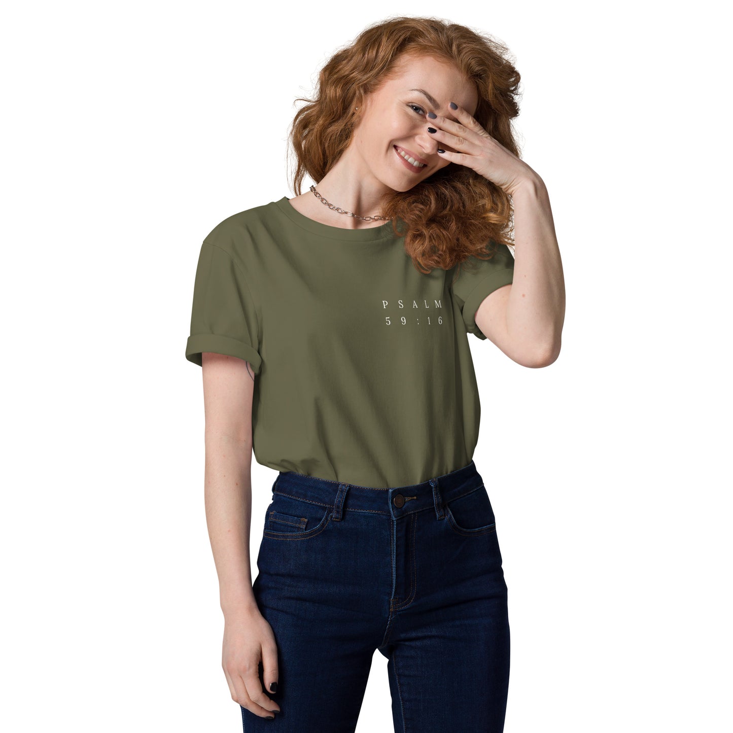 Psalm 59:16 Original Left Print Unisex T-Shirt