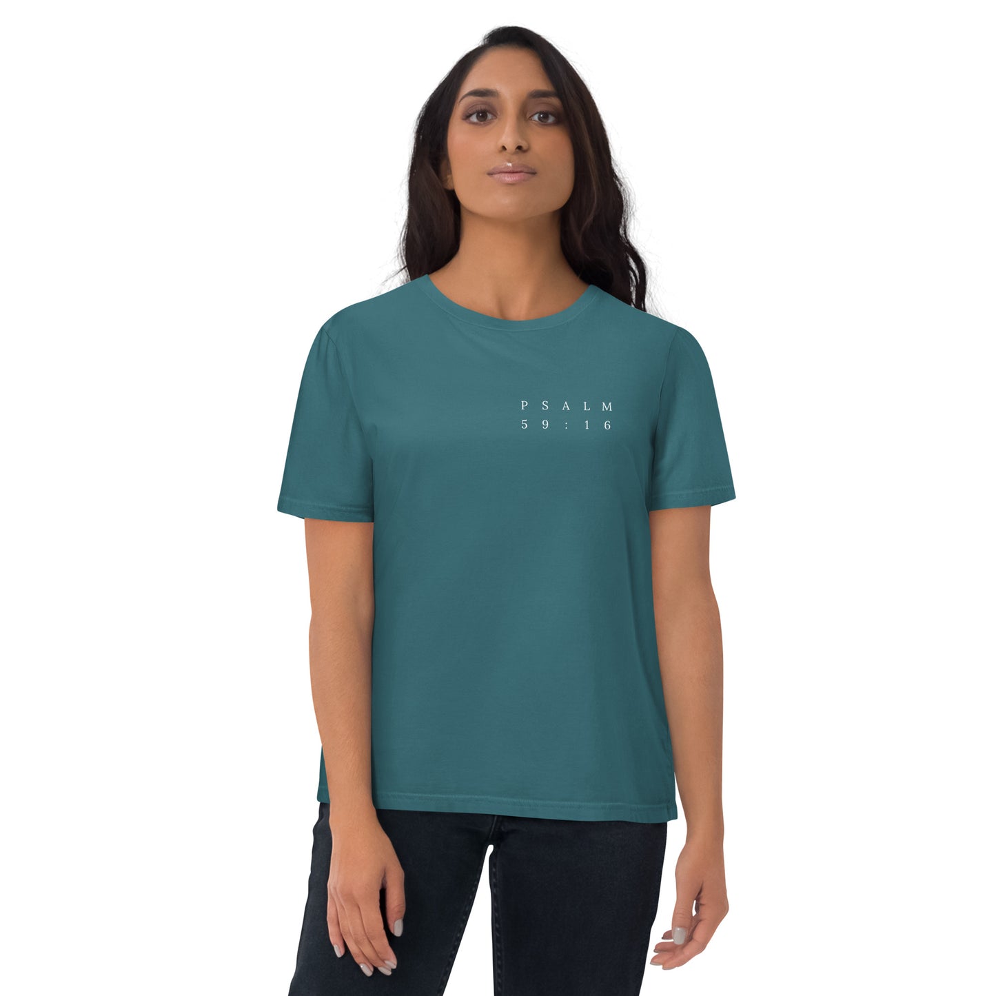 Psalm 59:16 Original Left Print Unisex T-Shirt
