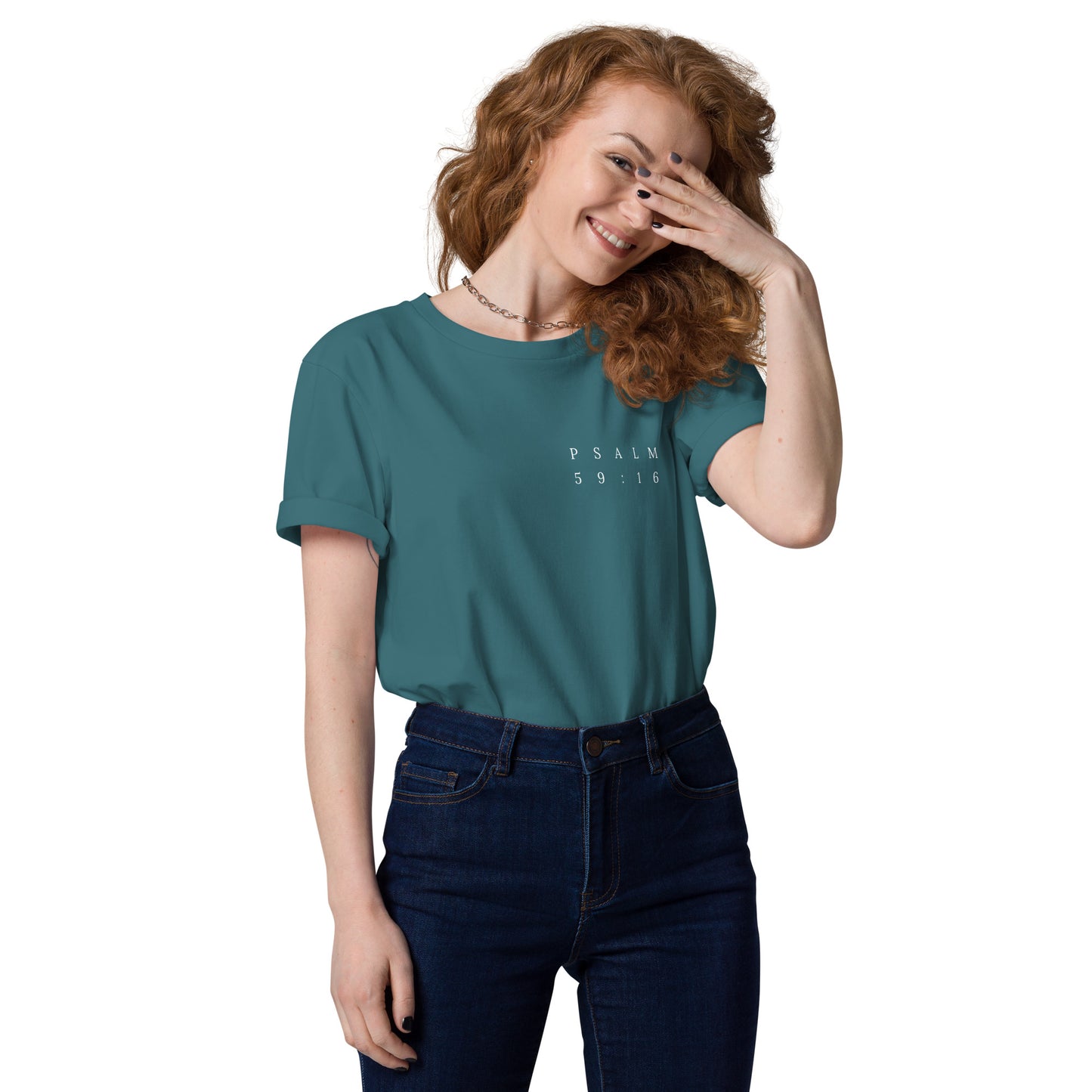 Psalm 59:16 Original Left Print Unisex T-Shirt