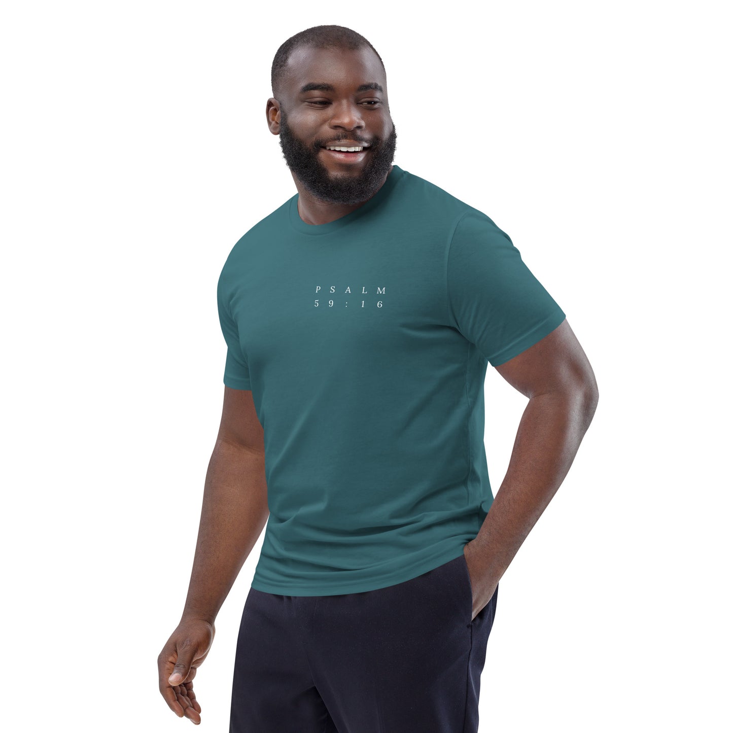 Psalm 59:16 Original Left Print Unisex T-Shirt