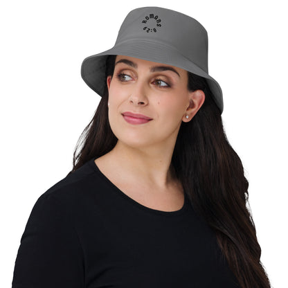 Romans 8:29 Black Embroidered Bucket Hat