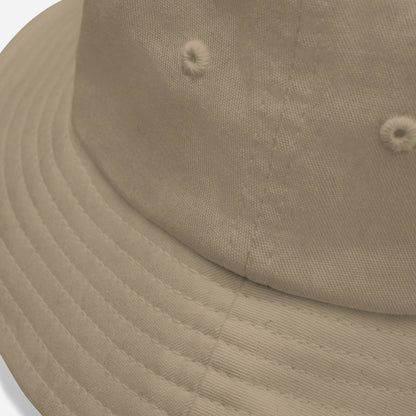 Romans 8:29 Black Embroidered Bucket Hat
