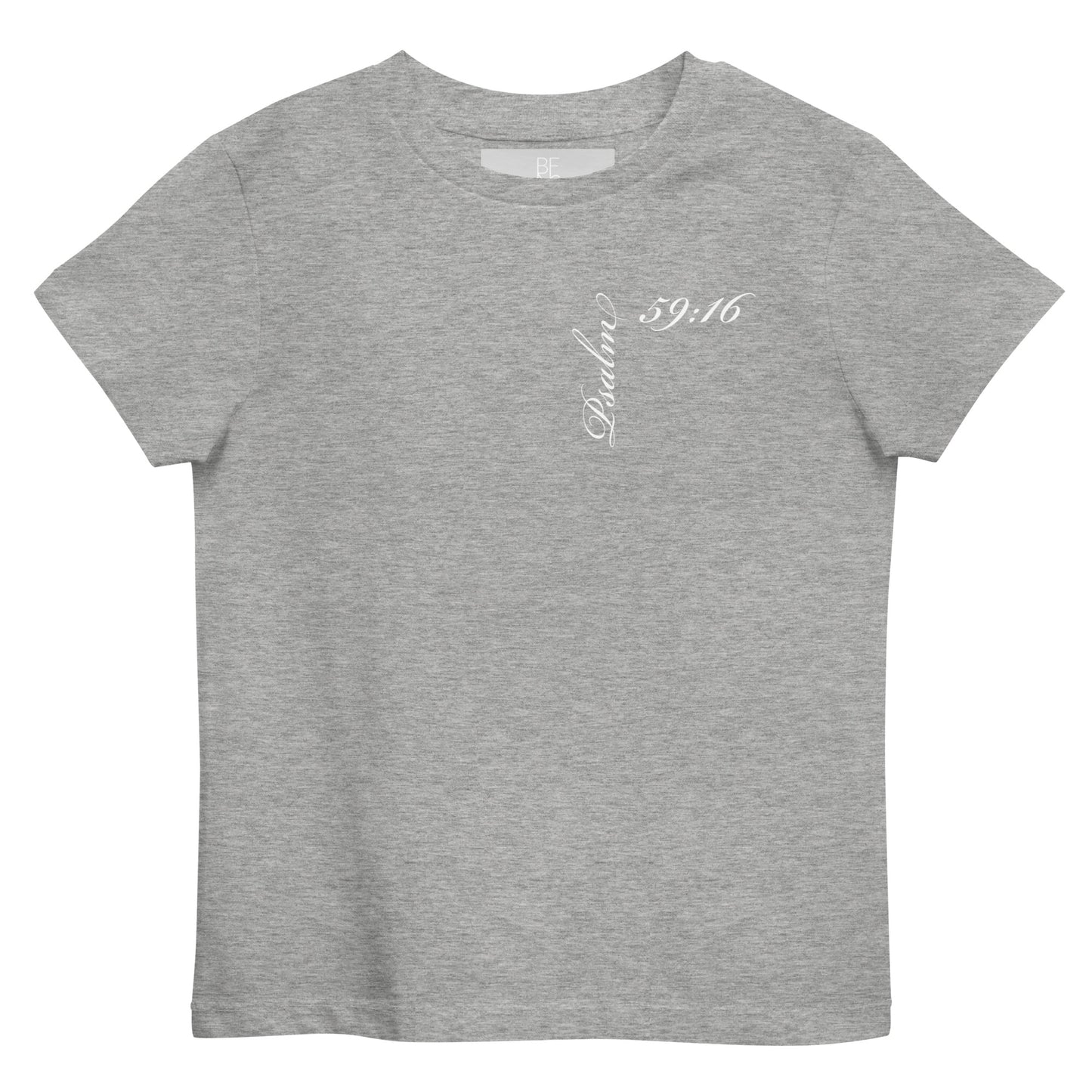 Psalm 59:16 Asymmetric Print Kids Tee [3-14 yrs]