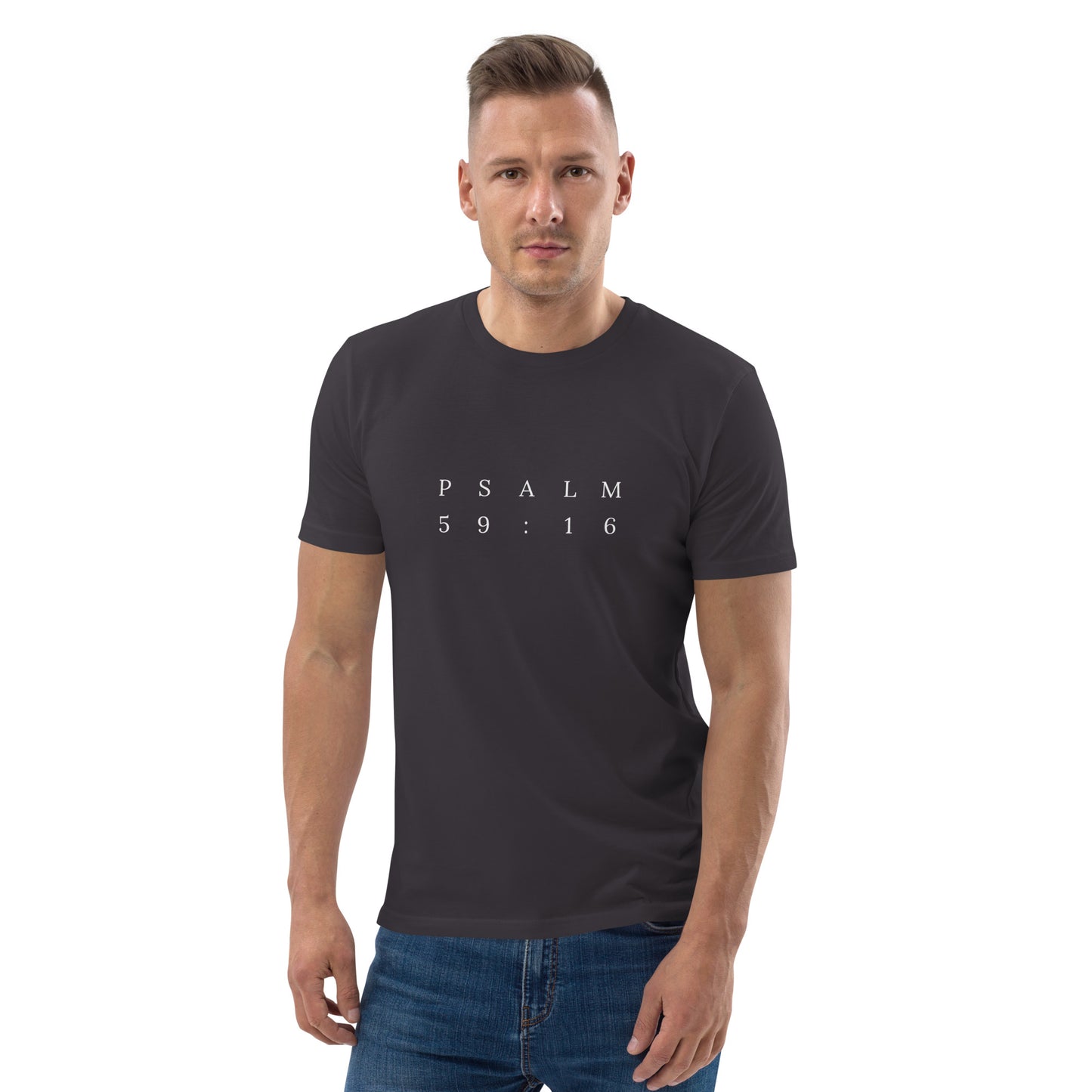 Psalm 59:16 Original Centre Print Unisex T-Shirt