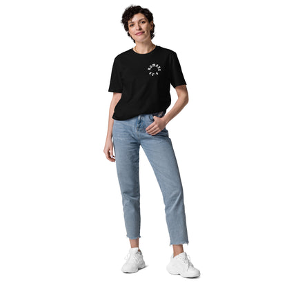 Romans 8:29 White Print Unisex T-Shirt