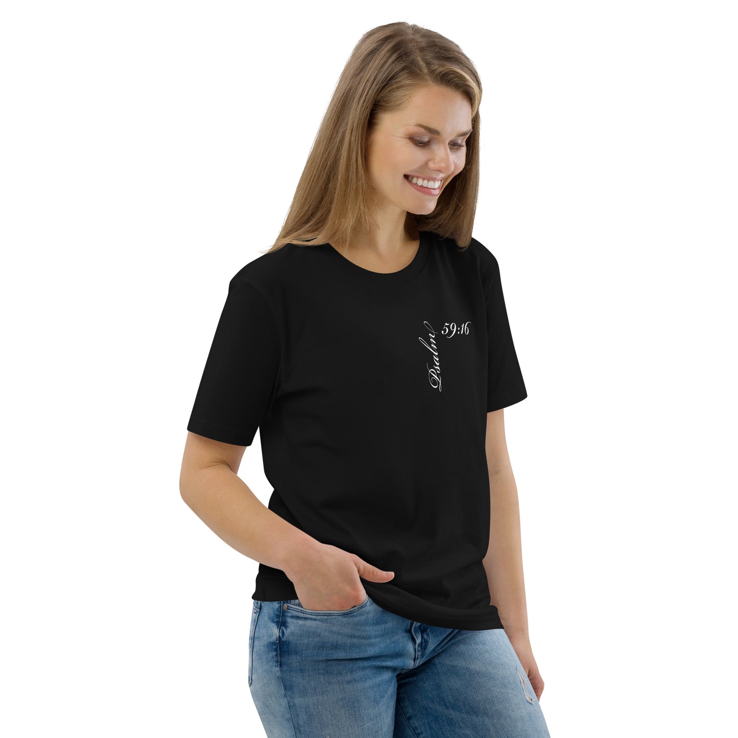 Psalm 59:16 Asymmetric Print Unisex T-Shirt