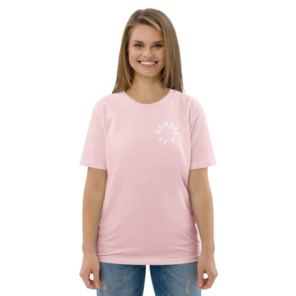 Romans 8:29 White Print Unisex T-Shirt