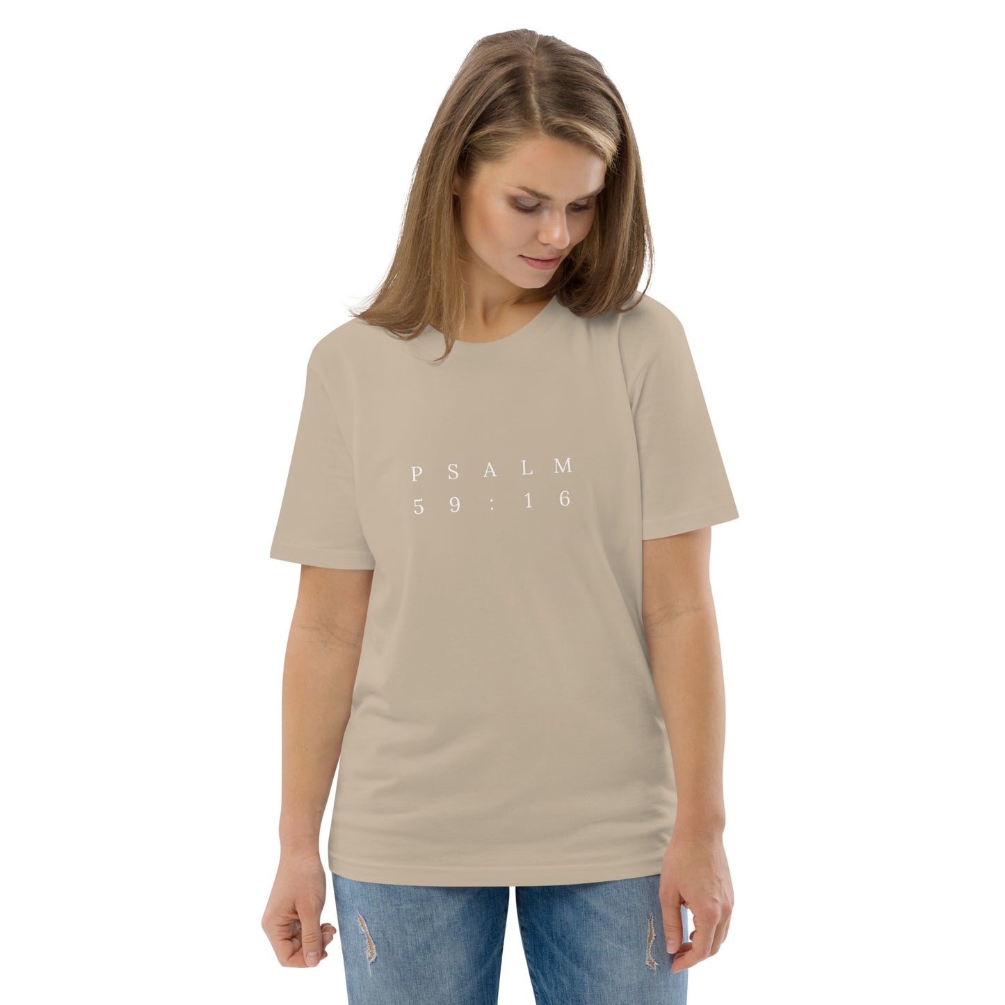 Psalm 59:16 Original Centre Print Unisex T-Shirt