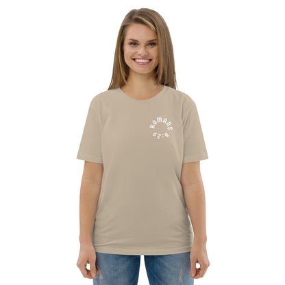 Romans 8:29 White Print Unisex T-Shirt