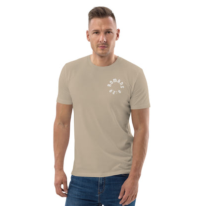 Romans 8:29 White Print Unisex T-Shirt