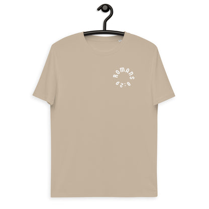 Romans 8:29 White Print Unisex T-Shirt