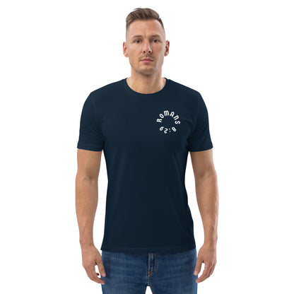 Romans 8:29 White Print Unisex T-Shirt