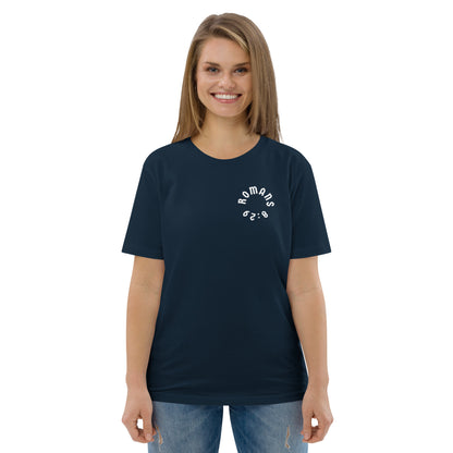 Romans 8:29 White Print Unisex T-Shirt