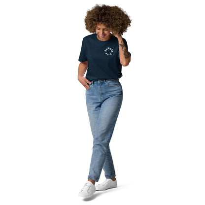 Romans 8:29 White Print Unisex T-Shirt