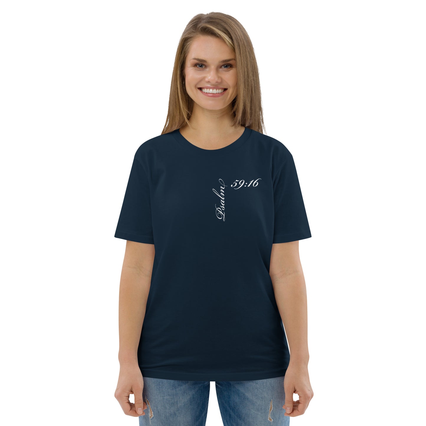 Psalm 59:16 Asymmetric Print Unisex T-Shirt