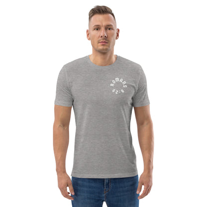 Romans 8:29 White Print Unisex T-Shirt