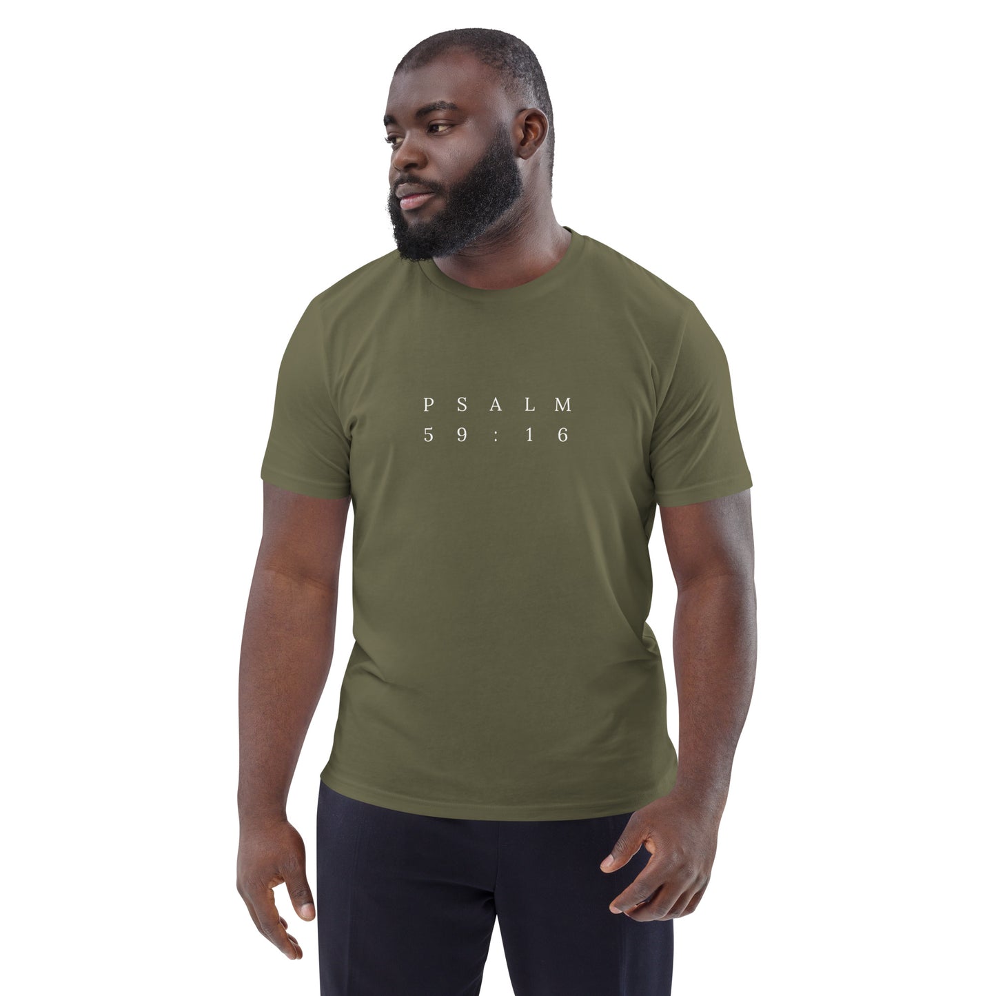 Psalm 59:16 Original Centre Print Unisex T-Shirt