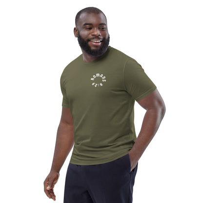Romans 8:29 White Print Unisex T-Shirt