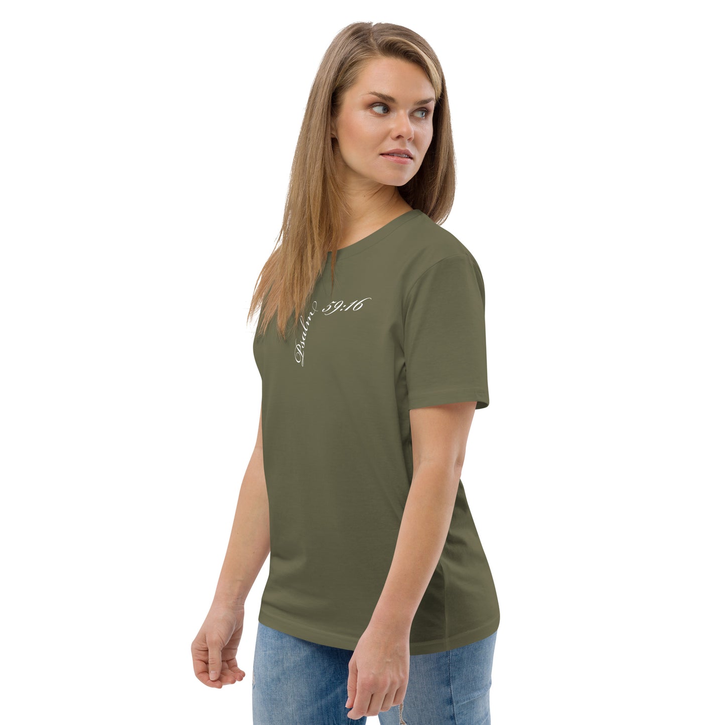 Psalm 59:16 Asymmetric Print Unisex T-Shirt