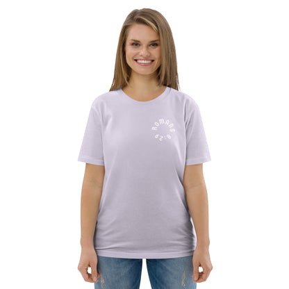 Romans 8:29 White Print Unisex T-Shirt