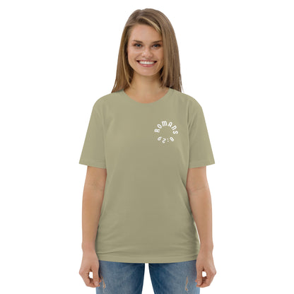 Romans 8:29 White Print Unisex T-Shirt