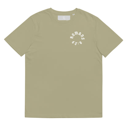 Romans 8:29 White Print Unisex T-Shirt