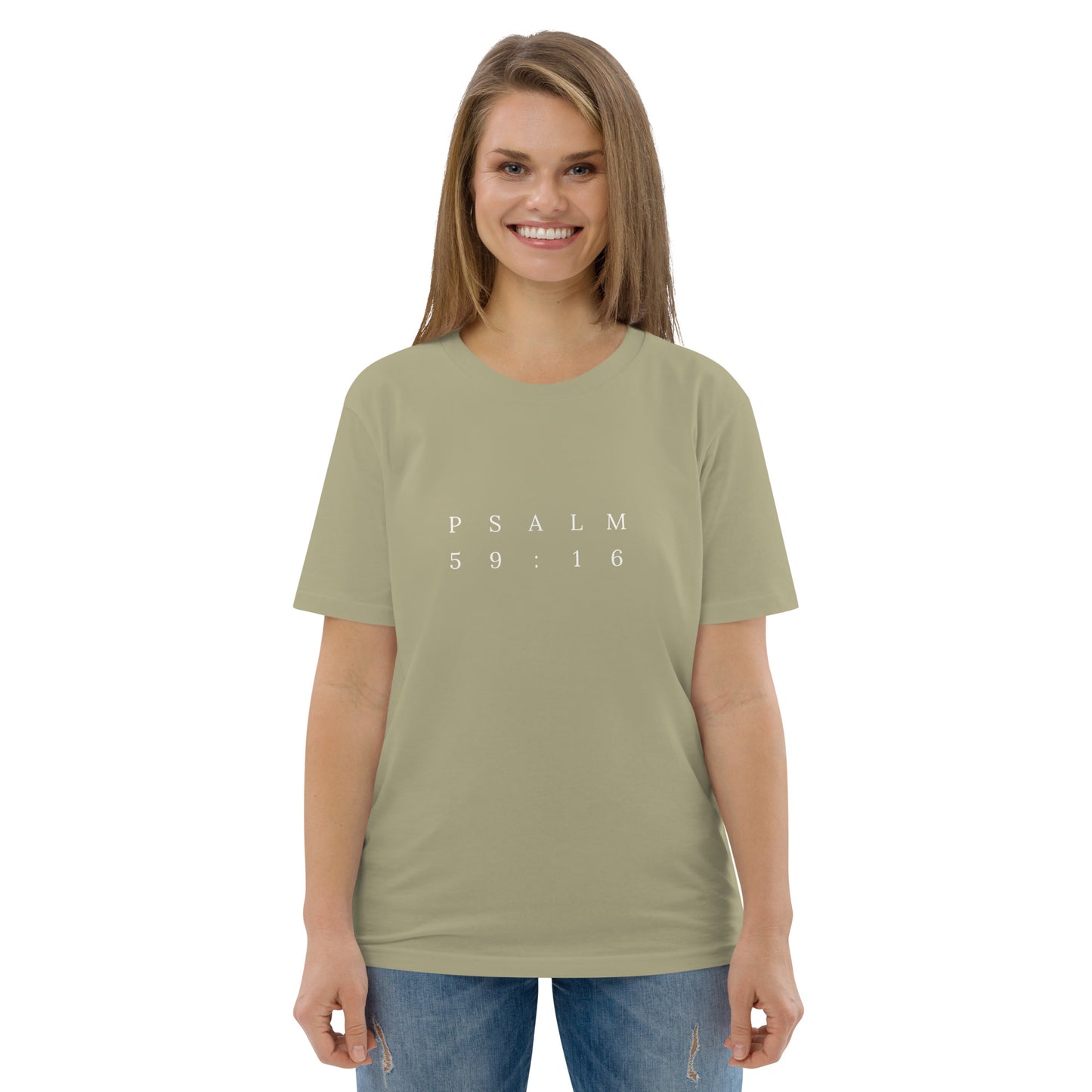 Psalm 59:16 Original Centre Print Unisex T-Shirt