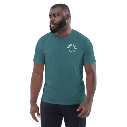 Romans 8:29 White Print Unisex T-Shirt