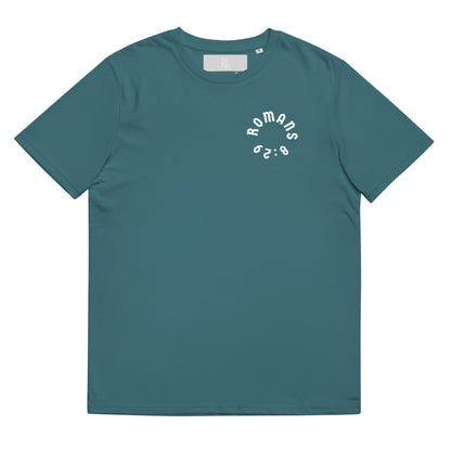 Romans 8:29 White Print Unisex T-Shirt